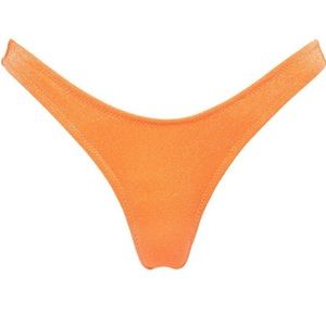 TRIANGL Swim - Mica Apricot Sparkle Cheeky Bottoms
